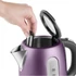 Kép 4/8 - Sencor SWK 1773VT Rozsdamentes acél Vízforraló, 1.7 L, 2150 W, 360°-os STRIX középcsatlakozó, Lila