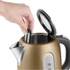 Kép 4/8 - Sencor SWK 1777CH Rozsdamentes acél Vízforraló, 1.7 L, 2150 W, 360°-os STRIX középcsatlakozó, Pezsgő