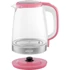 Kép 5/16 - Sencor SWK 2194RD Üveg Vízforraló, 2 L , 2200 W, 360°-os STRIX középcsatlakozó, Hőmérséklettő függő belső LED világítás, Piros