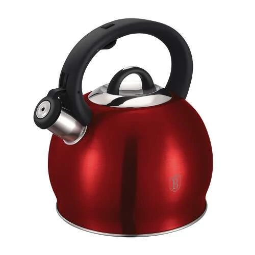 BERLINGER HAUS BH/1074N Teáskanna, 3 L, Metallic Line Burgundy Edition
