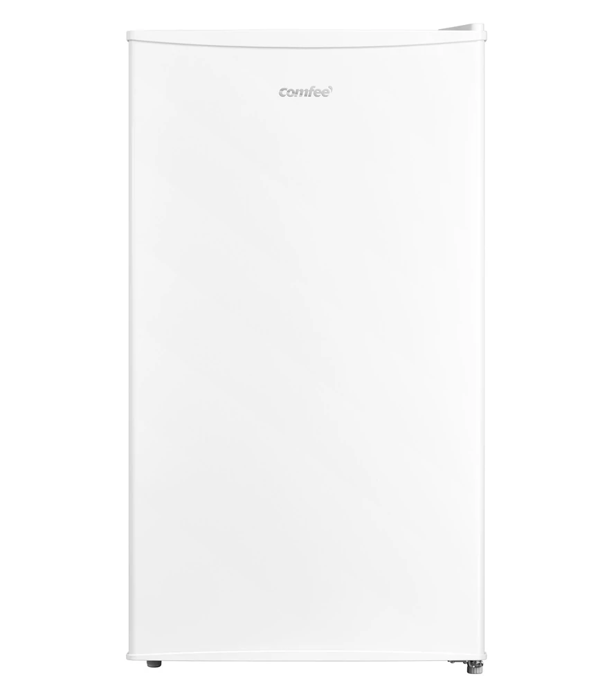 Comfee RCD132WH2 egyajtós hűtőszekrény, 93 L, Hűtés típusa statikus, Energiaosztály E, Vezérlés belső gomb, Hűtőrendszer egykörös, Ajtó megfordítható, Fehér