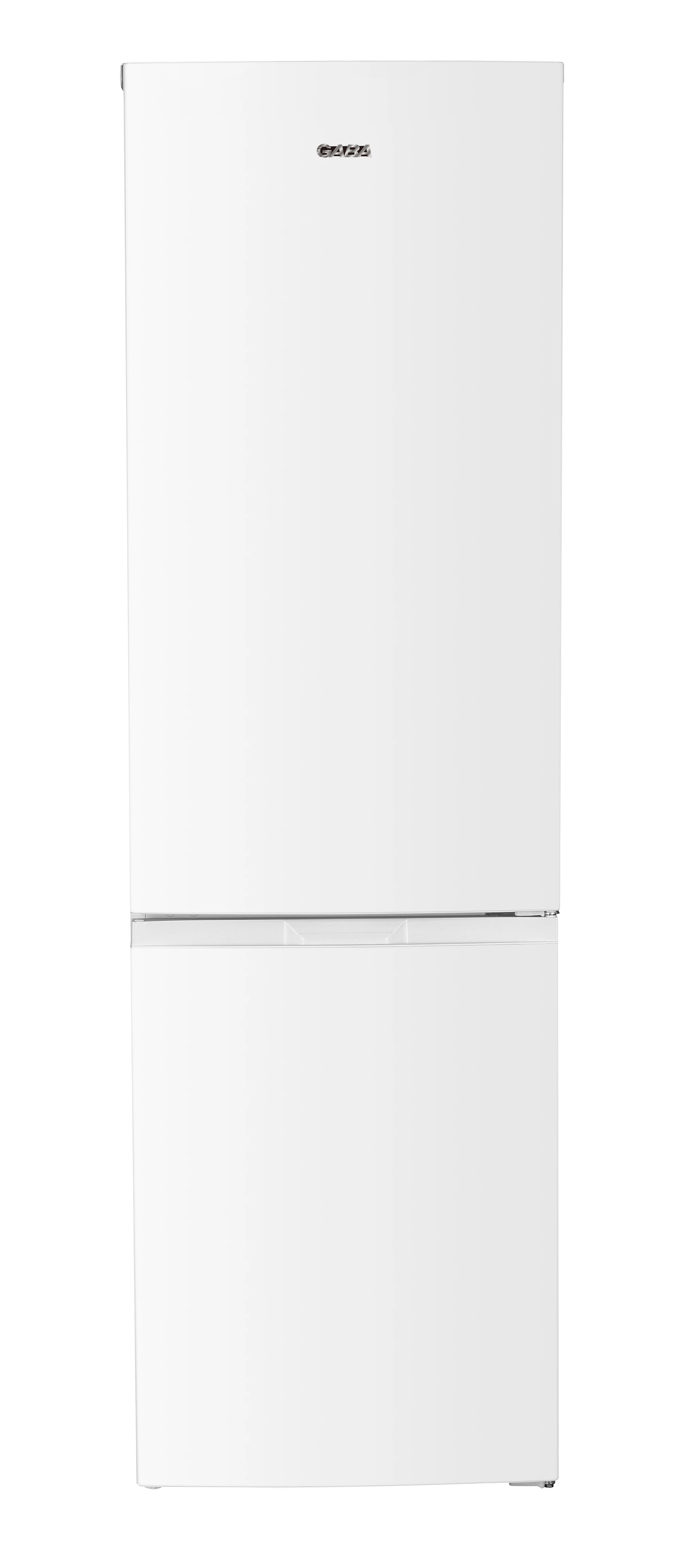 GABA GHNF-253WF kombinált hűtő, NoFrost, F energiaosztály, Teljes méret: 253 L, Hűtő mérete: 182 L , Fagyasztó mérete: 71 L, fehér