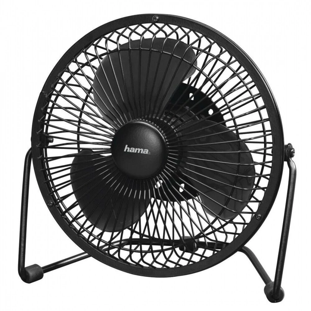 Hama 00012160 15 cm USB Asztali ventilátor, Fekete