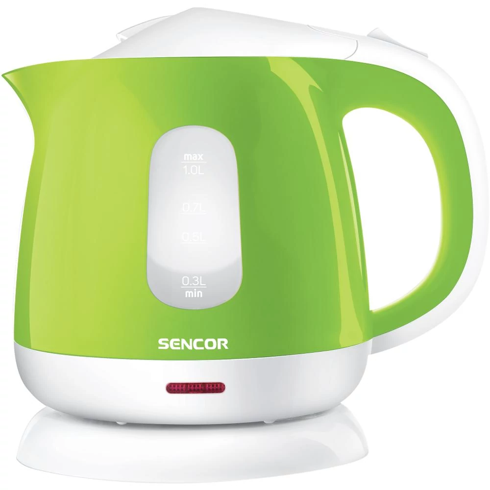 Sencor SWK 1011GR Vízforraló, 1 L, 1100W, Rejtett fűtőszál, Zöld