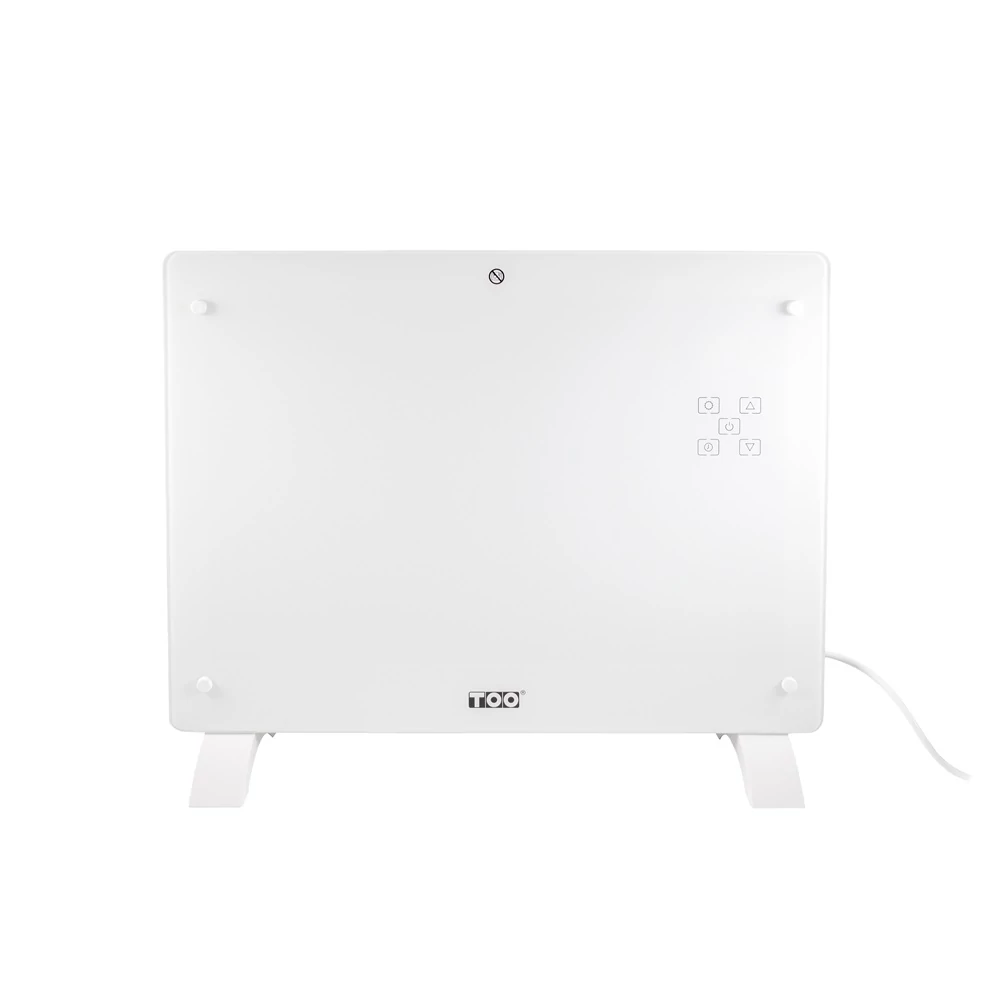 TOO CH-100-1500-W fűtőpanel, 1500 W, Termosztát, Hőfokszabályozó, Túlmelegedés elleni védelem, IP 24 védelem, LED kijelző, Edzett üveg előlap, Fehér