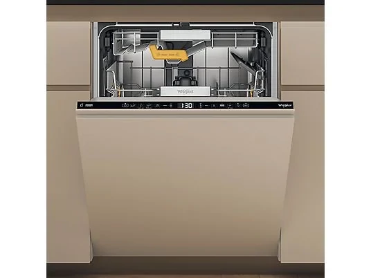 WHIRLPOOL W8I HT58 TS Teljesen integrálható mosogatógép, B, 1900W, SpaceClean, 6. Érzék technológia, PowerClean Pro, NaturalDry